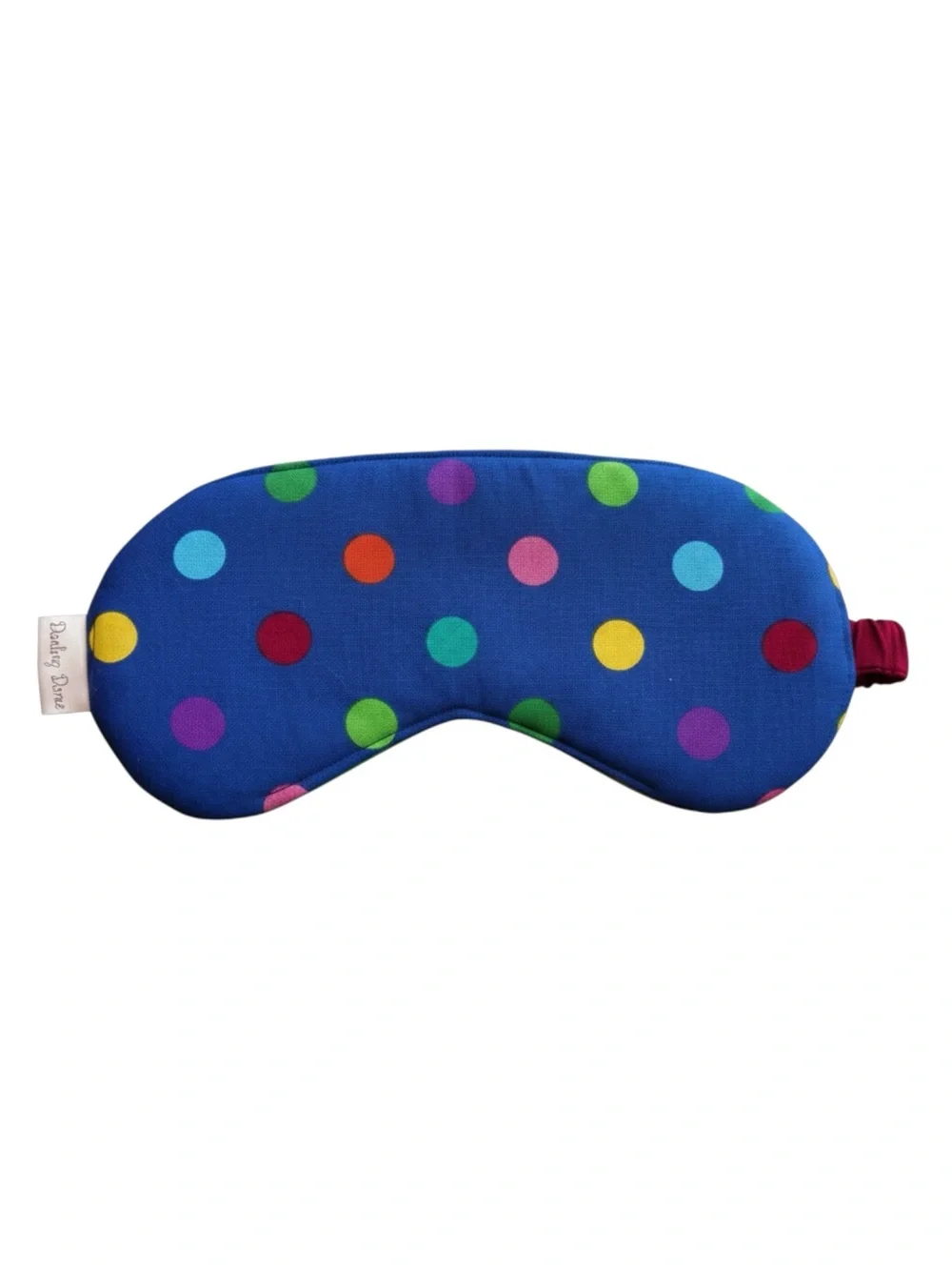 Blue with Rainbow Polka Dot Theme Kids Sleep Mask